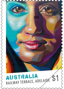 Australia 2017 Street Art $1 Vans the Omega Railway Terrace stamp